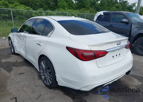 2018 Infiniti Q50 3.0T Red Sport 400 из США, поврежденный, VIN JN1FV7AP1JM460698